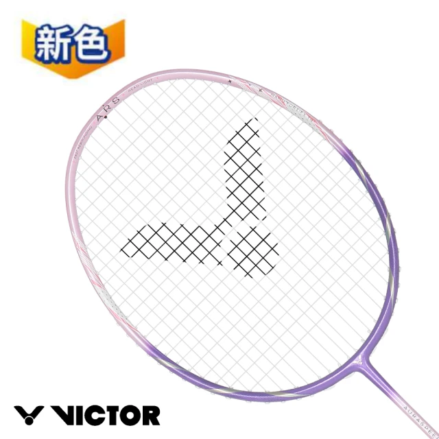【VICTOR 勝利體育】羽球拍 4U(ARS-90F J 中紫紅)