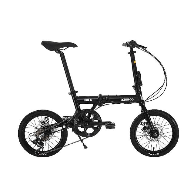 【ZEBOD 澤邦】Terra 6S輕量化鋁合金 16吋折疊腳踏車(Shimano 外6速/前後雙碟)