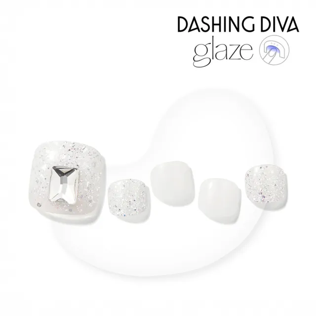 【DASHING DIVA】glaze足部凝膠美甲貼_閃爍恆星