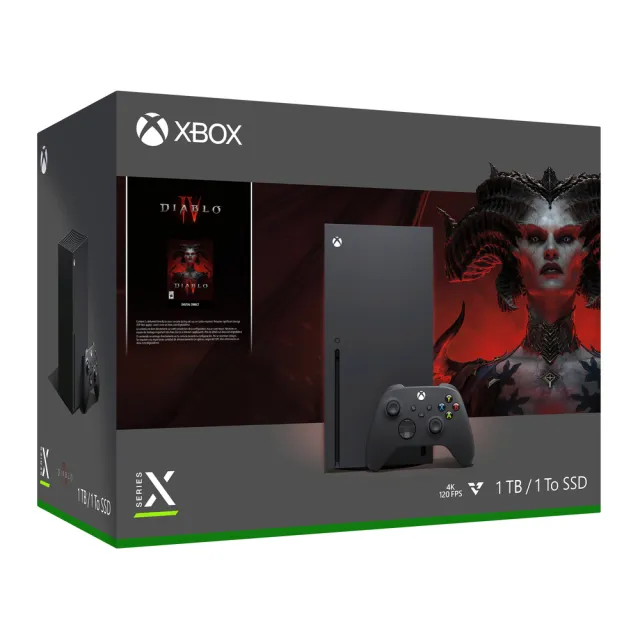 Microsoft 微軟】Xbox Series X《暗黑破壞神4》限量同捆組- momo購物網
