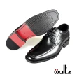 【Waltz】舒適包覆 素面側V綁帶 紳士鞋 真皮皮鞋(212657-02 華爾滋皮鞋)