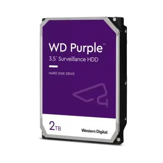 【WD 威騰】WD23PURZ 紫標 2TB 3.5吋監控系統硬碟