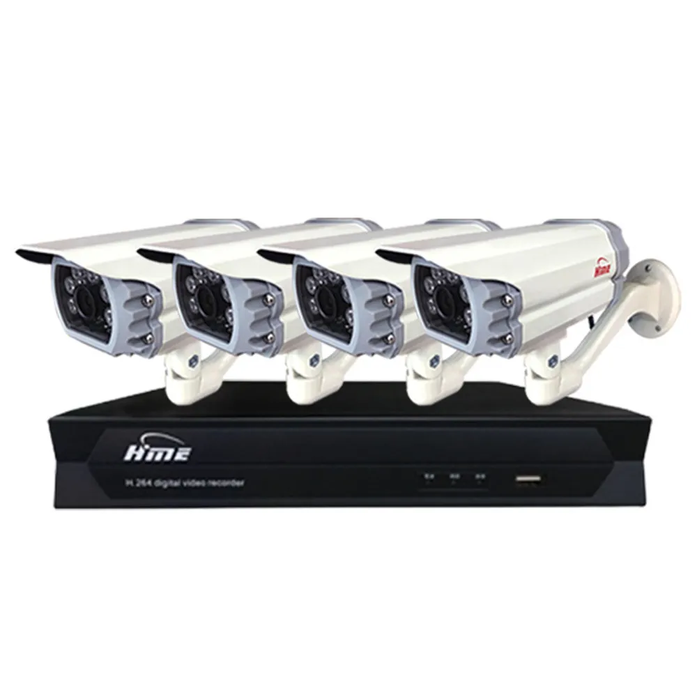【HME 環名】組合 HM-NTX45L 4路數位錄影主機+HM-M1 200萬 四合一紅外線彩色管型攝影機*4 昌運監視器