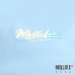 【Mollifix 瑪莉菲絲】活力LOGO圓領短袖T恤、瑜珈上衣、瑜珈服(冰藍)