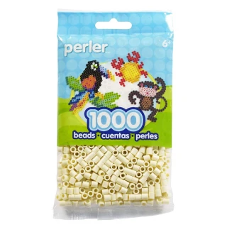 《Perler 拼拼豆豆》1000顆單色補充包-02乳白色