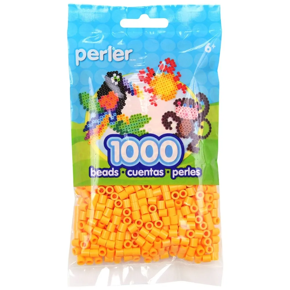《Perler 拼拼豆豆》1000顆單色補充包-57乳酪黃