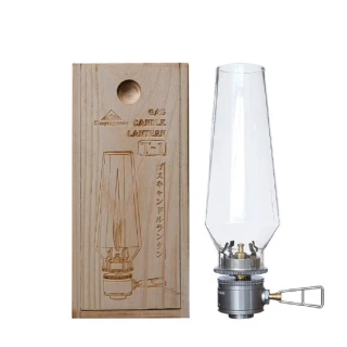 【Chill Outdoor】柯曼 氣氛瓦斯燭燈 T-1 贈松木收納盒(露營燈 燭燈 瓦斯燈 汽化燈 瓦斯罐燭燈)