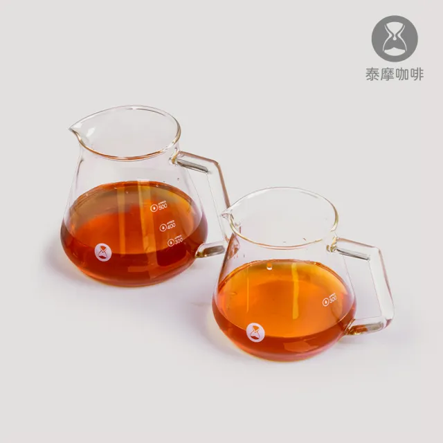 【TIMEMORE 泰摩】咖啡分享壺 600ml 透明(耐熱玻璃壺 茶壺)