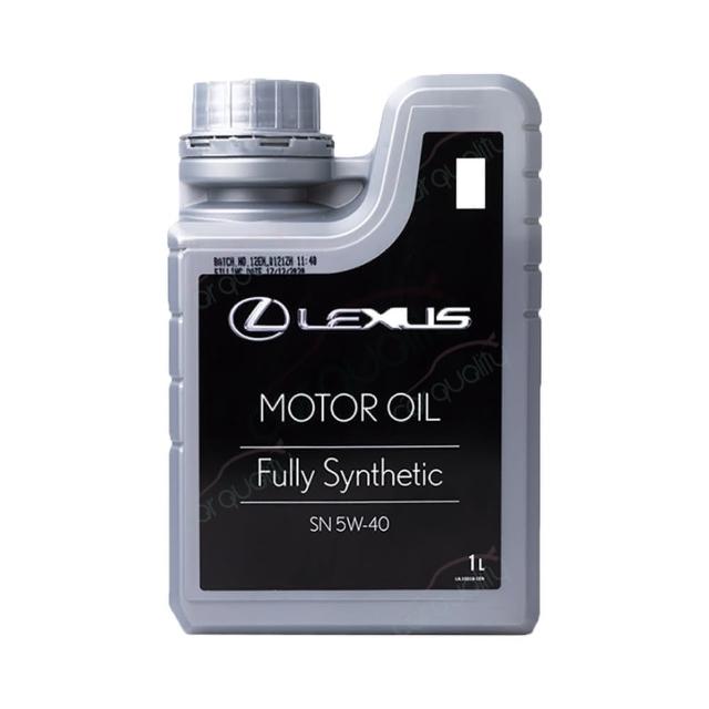 【LEXUS 凌志】機油 原廠 5W40 SN 1L 整箱12入(車麗屋)