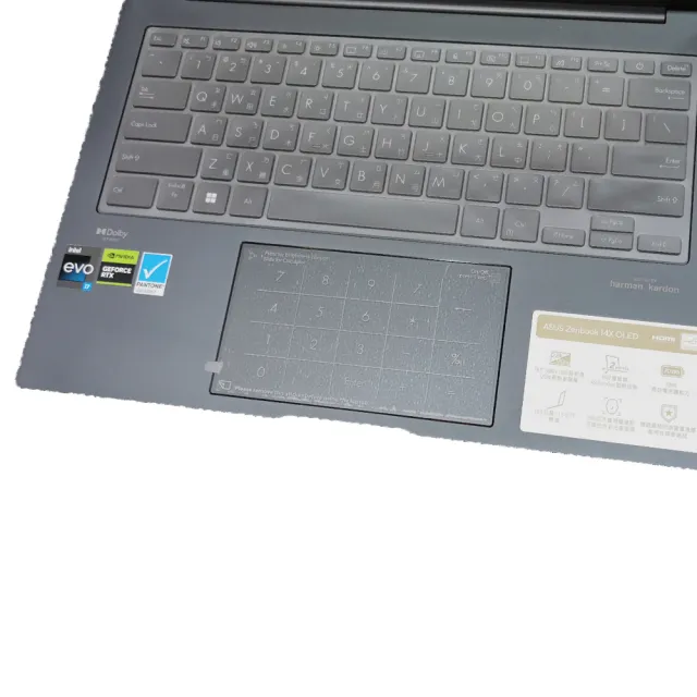 【Ezstick】ASUS Zenbook 14X OLED UX3404 UX3404VC TPU 鍵盤保護膜(鍵盤膜)