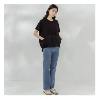 【MO-BO】MIT有機棉拼接口袋上衣