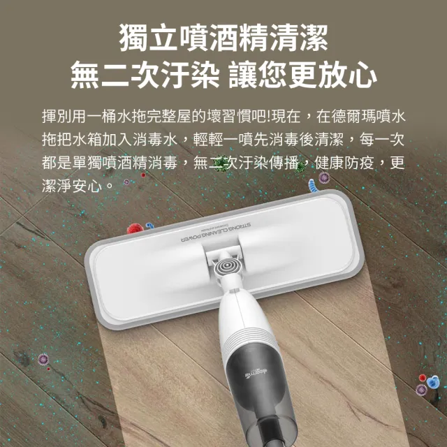 【小米】德爾瑪噴水拖把TB500