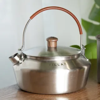 【TILLAK】輕量燒水壺(不鏽鋼水壺 茶壺 泡茶水壺 燒水壺 熱水壺 露營的人)