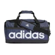 【adidas 愛迪達】包包 Essentials Duffle 男女款 藍 白 健身包 行李袋 手提 側背 大容量 愛迪達(HR5353)