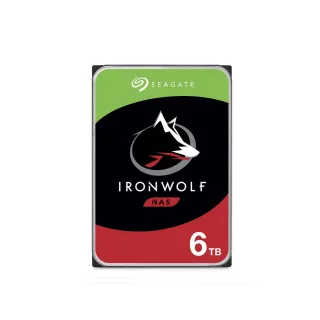 【SEAGATE 希捷】IronWolf 6TB 3.5吋 5400轉 256MB NAS內接硬碟(ST6000VN006)