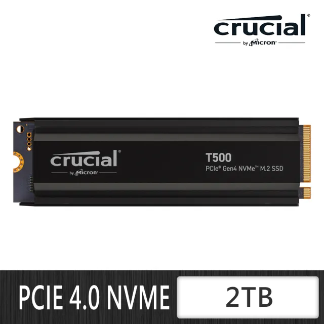 Crucial 美光 P5 PLUS 2TB 含散熱片 NVMe PCIe M.2 SSD 固態硬碟(CT2000P5PSSD5)