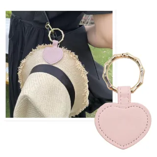 【愛心夾】心型掛式強力磁吸衣帽夾(鑰匙圈 高爾夫帽 漁夫帽 夾子 帽子 吊飾 包包掛 