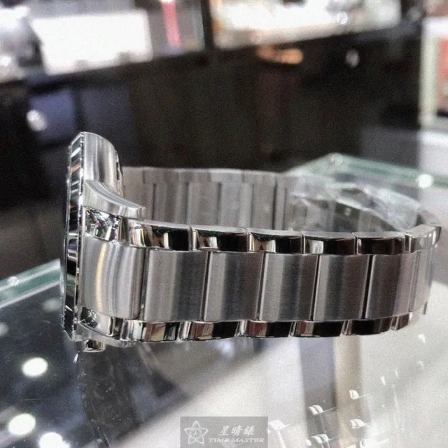 【EMPORIO ARMANI】雙11ARMANI手錶型號AR00019(黑色錶面銀錶殼銀色精鋼錶帶款)