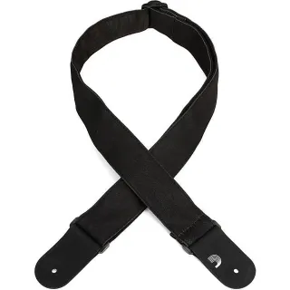 【DAddario】50DN00 50mm 單寧布吉他背帶 肩帶(黑色吉他背帶 Guitar strap)