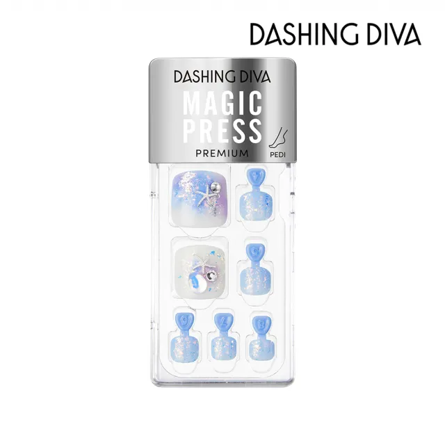 【DASHING DIVA】MAGICPRESS足部薄型美甲片_水舞閃耀