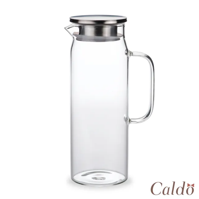 【Caldo 卡朵生活】耐熱玻璃冷水壺(1.4-1.5L;兩款任選)