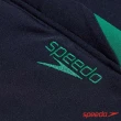 【SPEEDO】男 運動四角泳褲 Hyper Boom(深藍/綠)