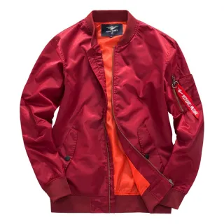 【巴黎精品】現貨 軍裝外套飛行夾克(MA1簡約寬鬆棒球服男外套5色a1ck24)