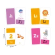 字母卡片2-4歲(兒童早教閃卡 學習顏色數字形狀 ABC英文 早教 幼兒園)