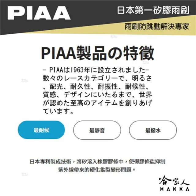【PIAA】VW Tiguan II(日本矽膠撥水雨刷 26 22 兩入 16~年後 哈家人)