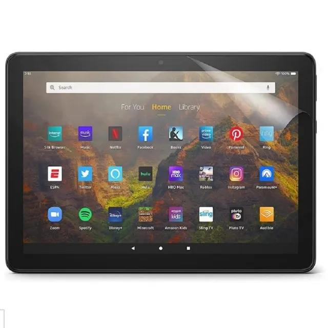 【BEAM】Amazon Kindle Fire HD 10 and 10 Plus tablet 2021亞馬遜電子書抗病毒抗眩光保護貼(超值2入裝)