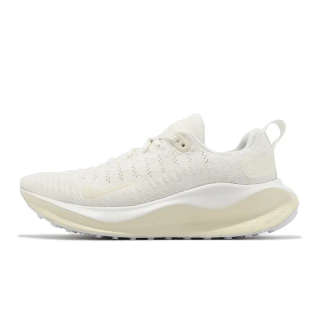 【NIKE 耐吉】慢跑鞋 Wmns ReactX Infinity Run 4 女鞋 男鞋 米白 針織鞋面 緩震 運動鞋(DR2670-005)