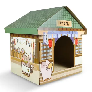 【貓本屋】深夜食堂 加大尖頂 貓抓板貓屋