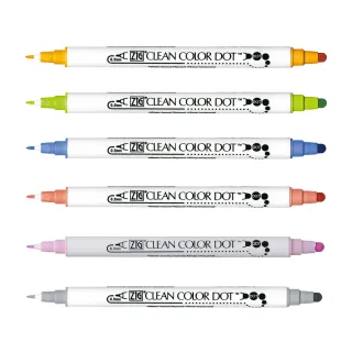 *Kuretake Zig Clean Color Dot 12 Color Set TC-6100 / 12V