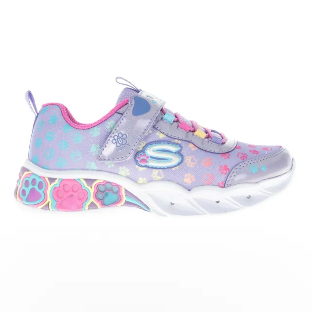 【SKECHERS】女童系列燈鞋 PRETTY PAWS(319301LLVMT)