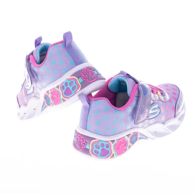 【SKECHERS】女童系列燈鞋 PRETTY PAWS(319301LLVMT)