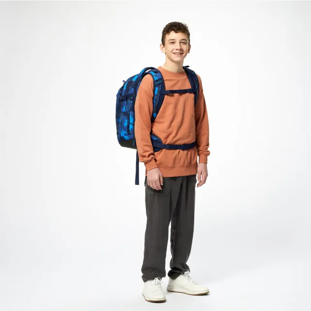 【Kid2Youth 大將作】德國 Satch Match 人體工學背包(身高140公分以上青少年適用)