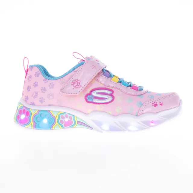 【SKECHERS】女童系列燈鞋 PRETTY PAWS(319301LPKMT)