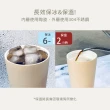 【趣Chill Life】陶瓷內膽不鏽鋼吸管杯 手搖飲料環保杯 保溫保冰 粗吸管 710ml(陶瓷保溫杯 陶瓷內膽保溫杯)