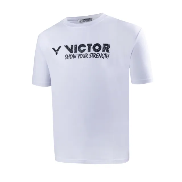 【VICTOR 勝利體育】VICTOR 印花 T-Shirt 中性(T-11102 A/B/C/D/F 白/寶藍/黑/橘紅/湖水藍)