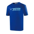 【VICTOR 勝利體育】VICTOR 印花 T-Shirt 中性(T-11102 A/B/C/D/F 白/寶藍/黑/橘紅/湖水藍)