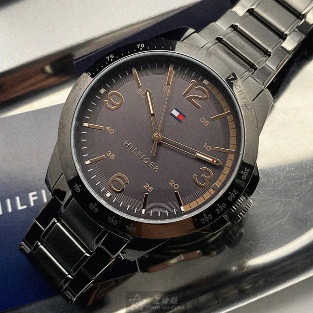 【Tommy Hilfiger】TommyHilfiger手錶型號TH00039(槍灰色錶面槍灰色錶殼槍灰色精鋼錶帶款)
