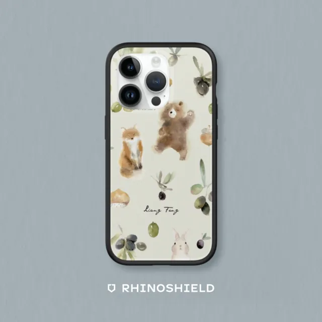 【RHINOSHIELD 犀牛盾】iPhone 14/Plus/14 Pro/Max Mod NX手機殼/涼丰系列-橄欖與動物們(涼丰)