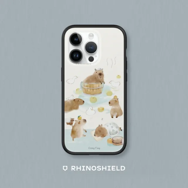 【RHINOSHIELD 犀牛盾】iPhone 12 mini/12 Pro/Max Mod NX手機殼/涼丰系列-水豚君(涼丰)