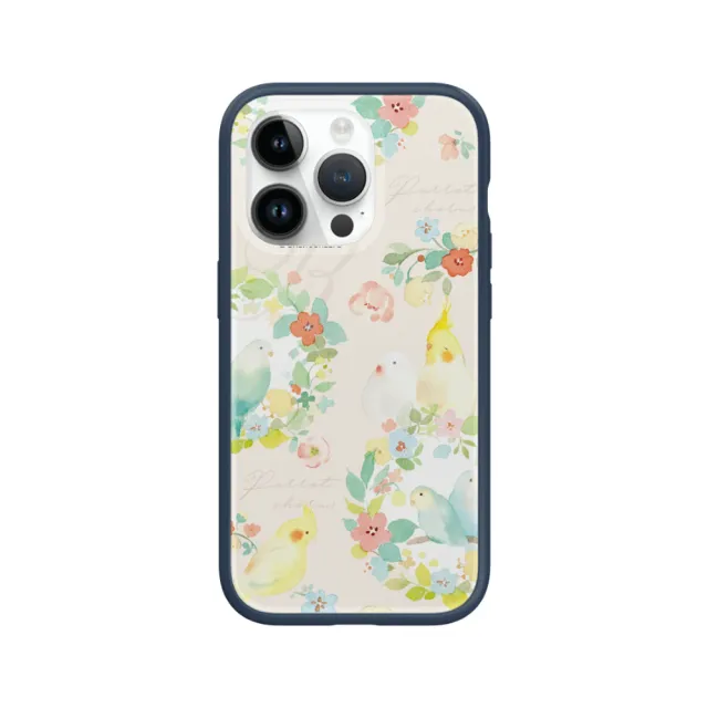 【RHINOSHIELD 犀牛盾】iPhone 12 mini/12 Pro/Max Mod NX手機殼/涼丰系列-春日小鳥兒(涼丰)
