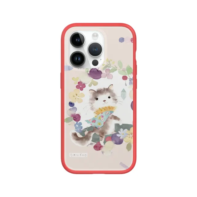 【RHINOSHIELD 犀牛盾】iPhone X/Xs/XR/Xs Max系列 Mod NX手機殼/涼丰系列-跟我走貓咪(涼丰)
