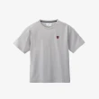 【Arnold Palmer 雨傘】男裝-機能快乾小LOGO印花T-Shirt(灰色)