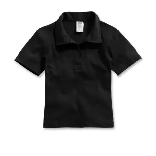 【Roush】台灣製/MIT/現貨 女生短版彈力棉質polo衫(2311358)