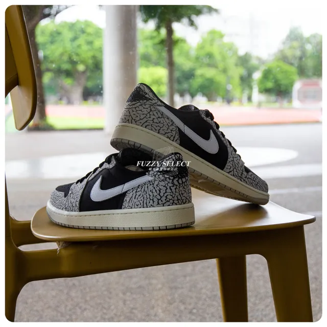 NIKE 耐吉】Air Jordan 1 Retro Low OG Black Cement 黑灰爆裂紋