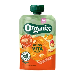 【Organix】水果纖泥-甜薯蘋果香蕉(100gX6)