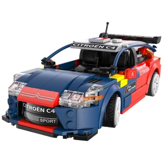【瑪琍歐玩具】1:20 2.4G遙控授權雪鐵龍WRC積木車/C51078W(WRC 2008年度冠軍賽車車型)